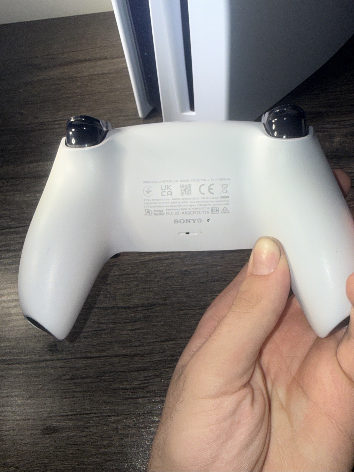 PS5 PlayStation 5 Disc Console With White Controller And Cables