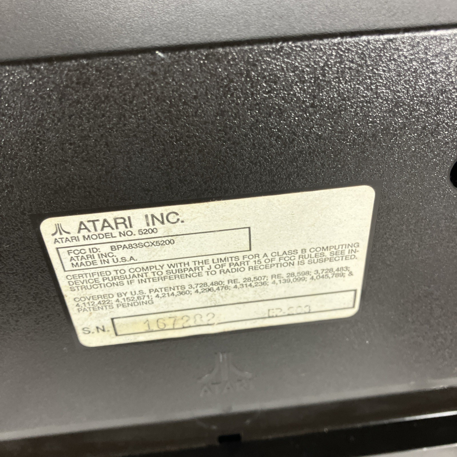 Atari 5200 Console Bundle Power Supply Hookup Cables Games