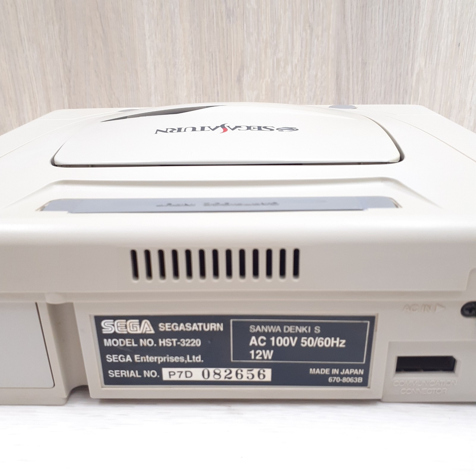SEGA SATURN CONSOLE bundle with 2 Controllers 6 Games & Cables Japanese White