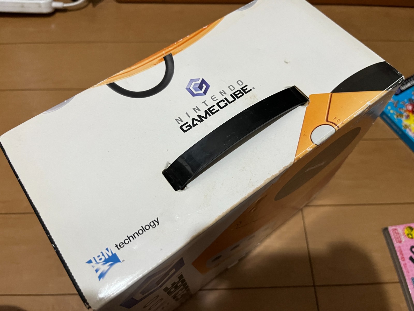 Nintendo GameCube Console & Controller Orange Color with BOX Japan 0320