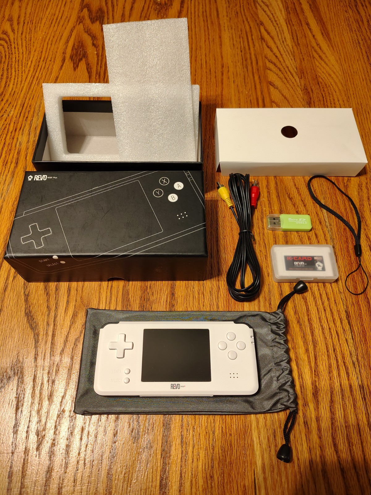 Revo K101 Plus GBA Advance Hardware Clone Console White – Excellent Condition