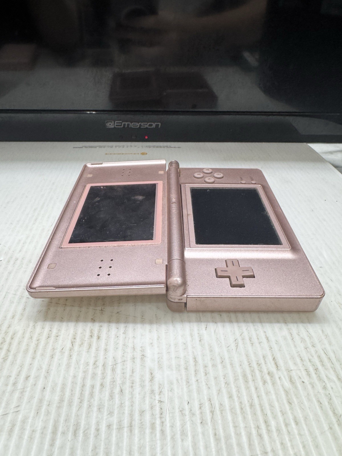 Nintendo DS Lite Video Game Handheld Console – Metallic Rose Tested Acceptable