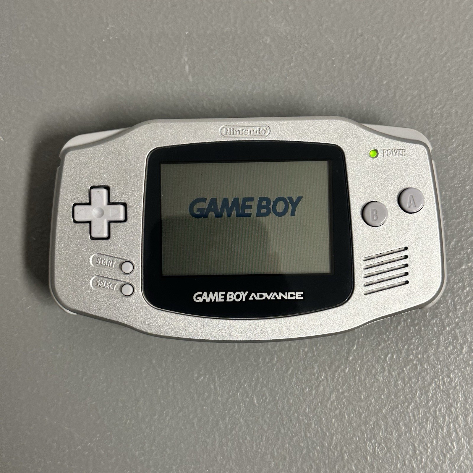 Nintendo Game Boy Advance Gaming Console – Silver Used Good Working Condition