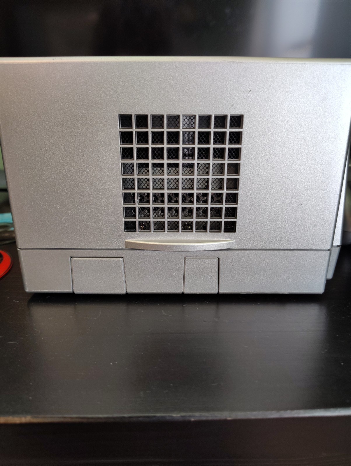 GameCube Console Silver DOL-101, OEM Controllers, Mario Sunshine Smash Melee Lot