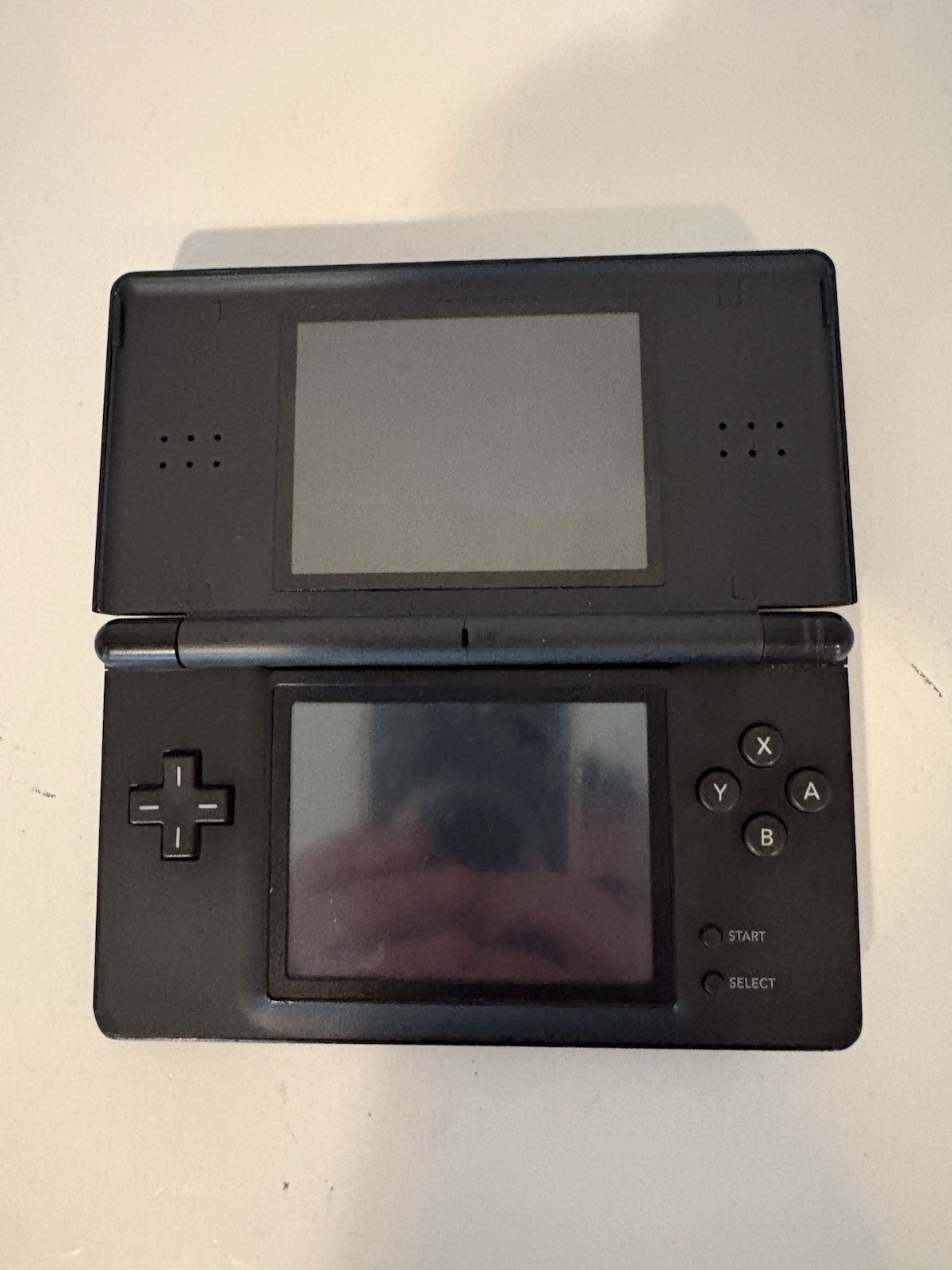Nintendo DS Lite Black Broken Hinge