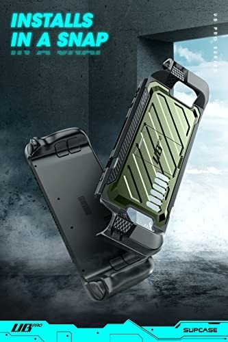 Steam Deck 2022 Case with Kickstand – Military-Grade Protection, Ergonomic Desig