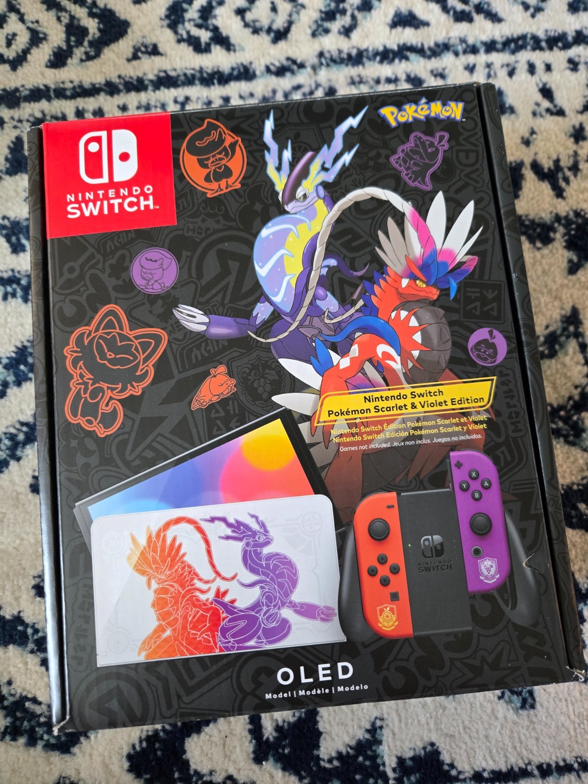 Nintendo Switch OLED Pokémon Scarlet & Violet Edition Console (CiB) US Version
