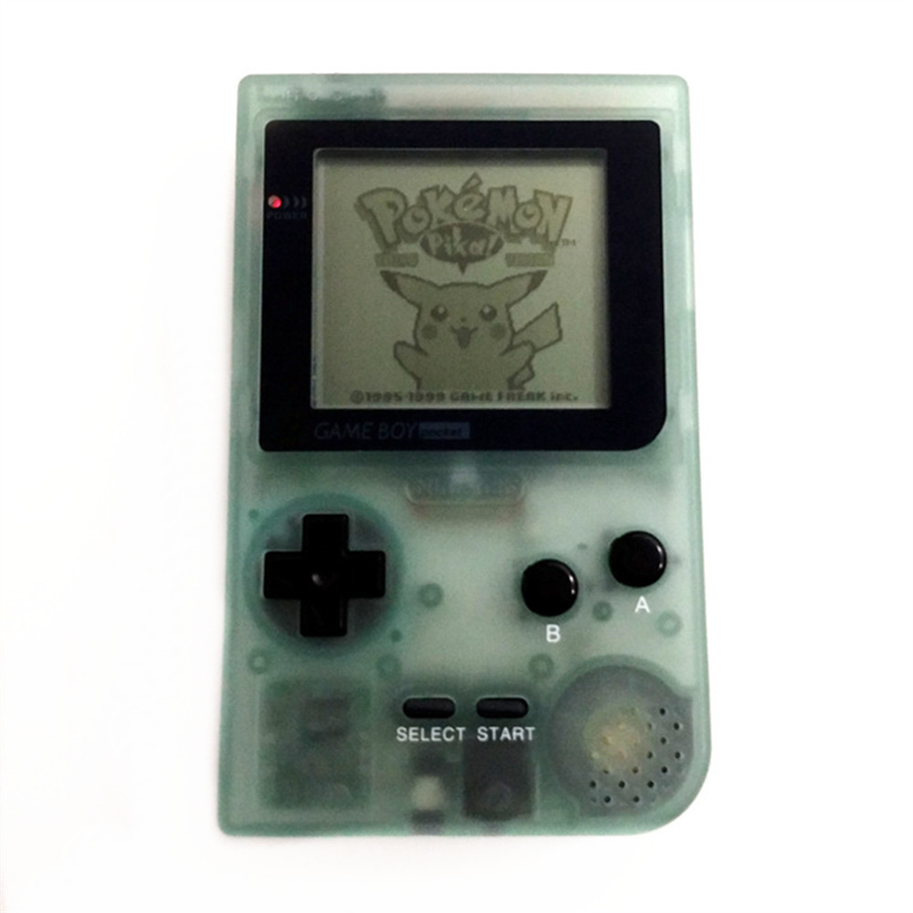 Retrofit Night Light Green Nintendo Game Boy Pocket Game Console + Game Card