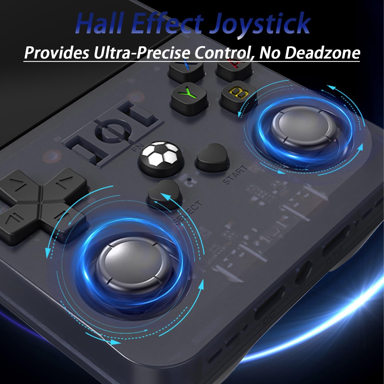 R36MAX Retro Handheld Game Console, 4000mAh Battery with 4 Inch IPS HD Screen…