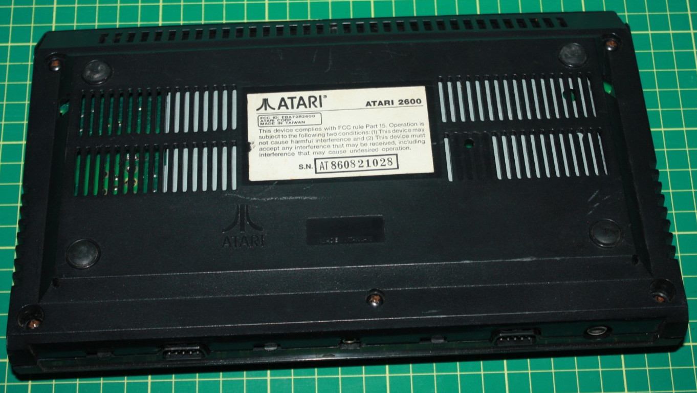 Atari 2600 Junior Console with 2 CX40 Controllers Cleaned and Tested Working