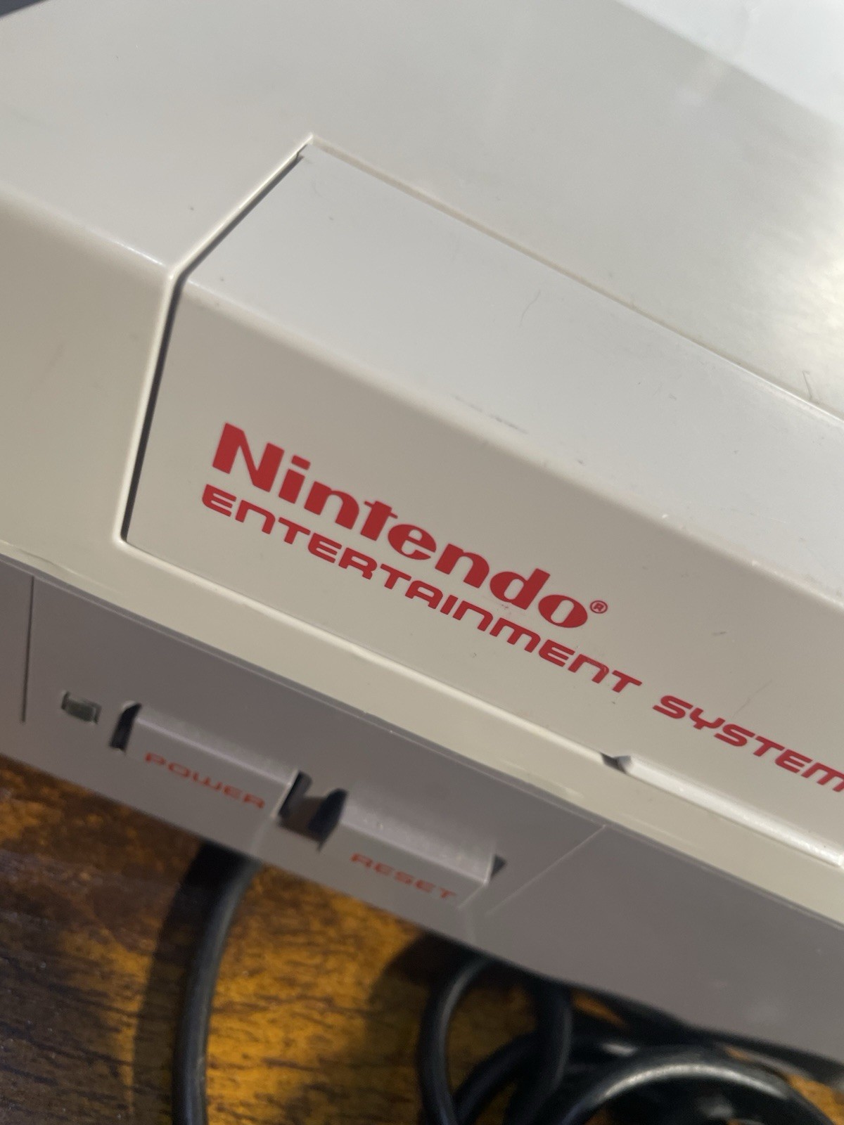 Nintendo NES-001 Console with Controller, Cables, Super Mario Bros Game