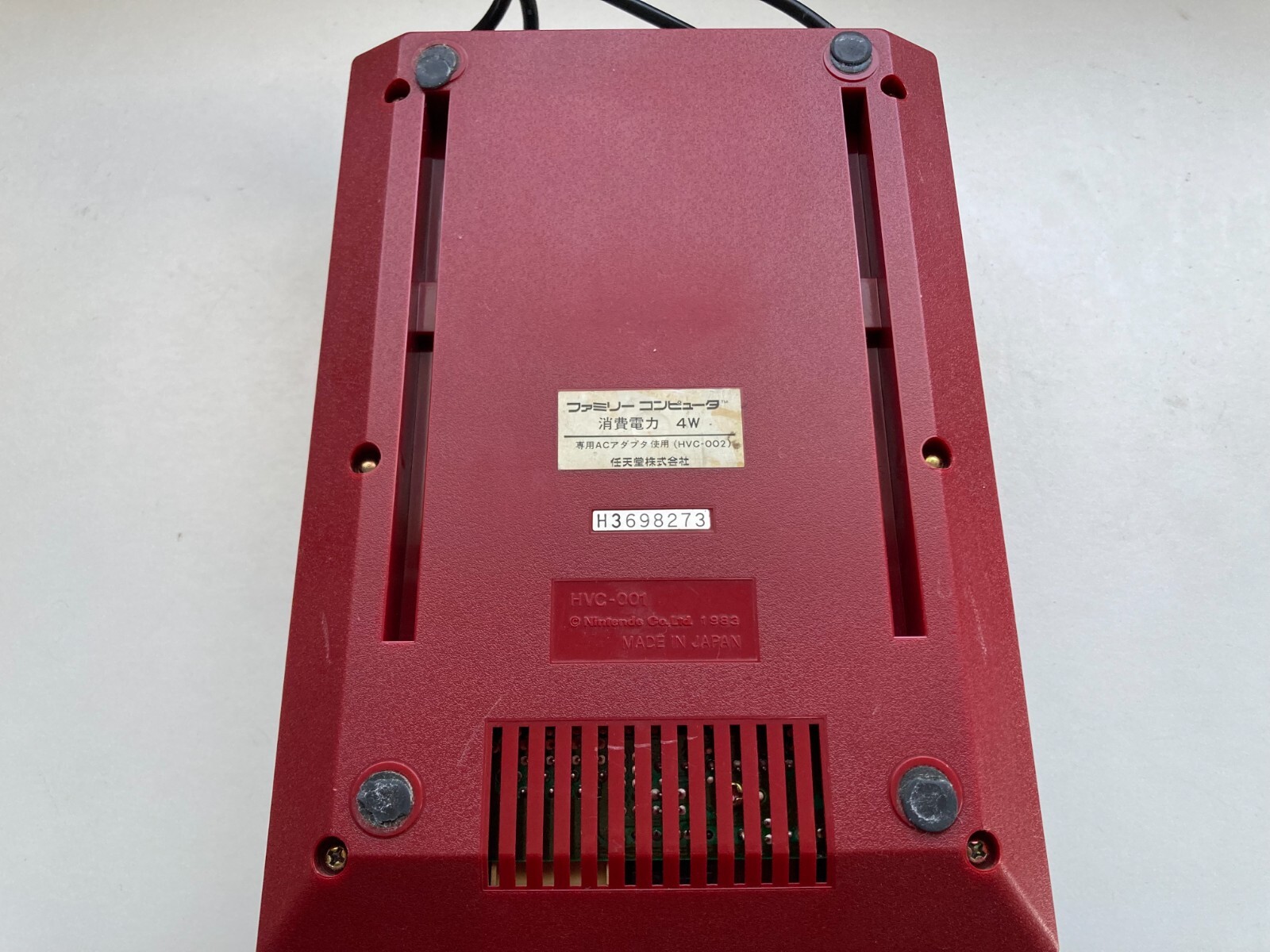 Nintendo Famicom Console AV output Full maintenance JP Tested w/10 Games U428