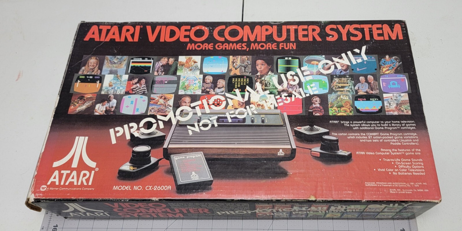 ATARI Video Computer System CX-2600A (Promo / Not For Resale) Rare New Open Box
