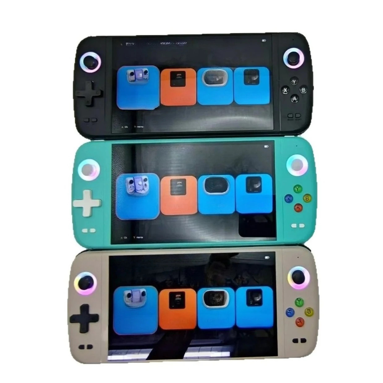 M27 Portable Handheld Game Console 128G, Retro Video Gaming Console with Built-I