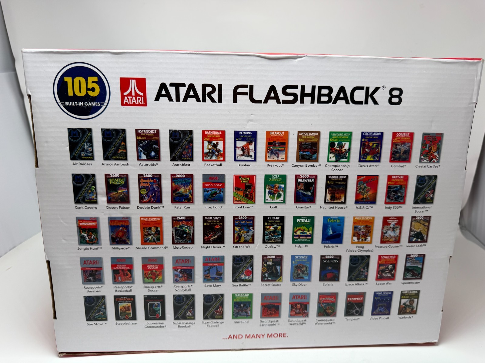 Atari Flashback 8 Console 105 Built In Games 40th Anniversary Black (FVS035296)