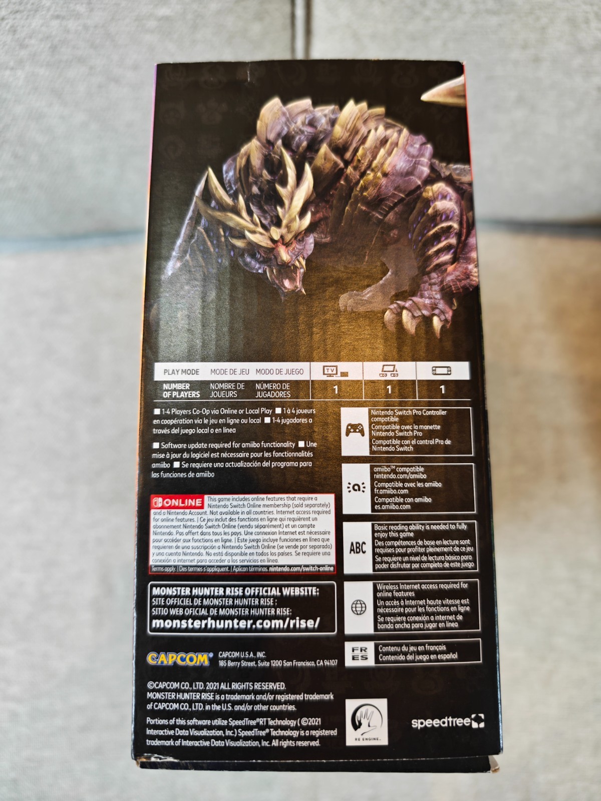 Nintendo Switch Monster Hunter Rise Deluxe Edition Console RARE BRAND New!!!