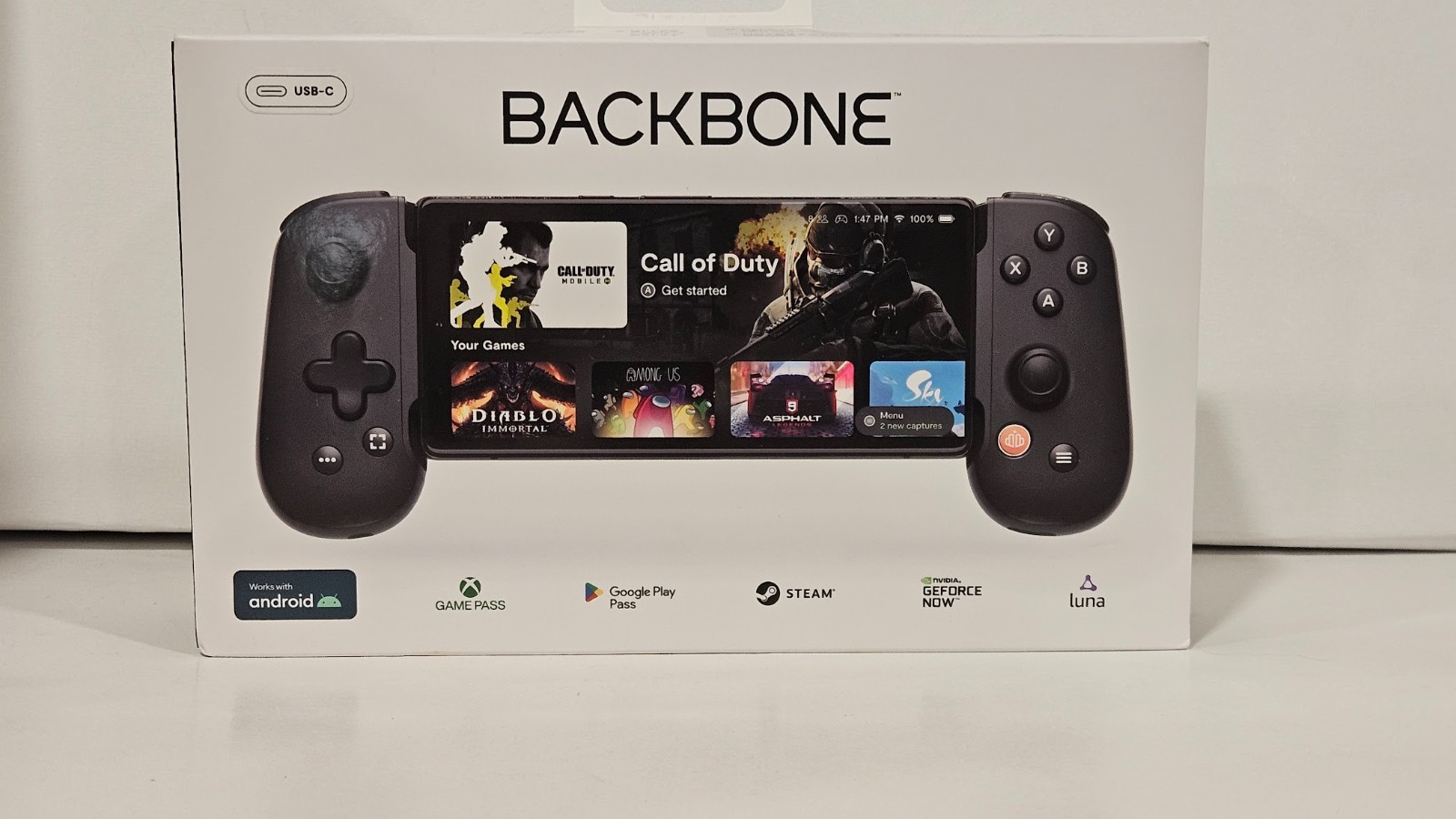 Backbone Mobile Gaming Controller For Android BB-51-B-R – New / Never opened