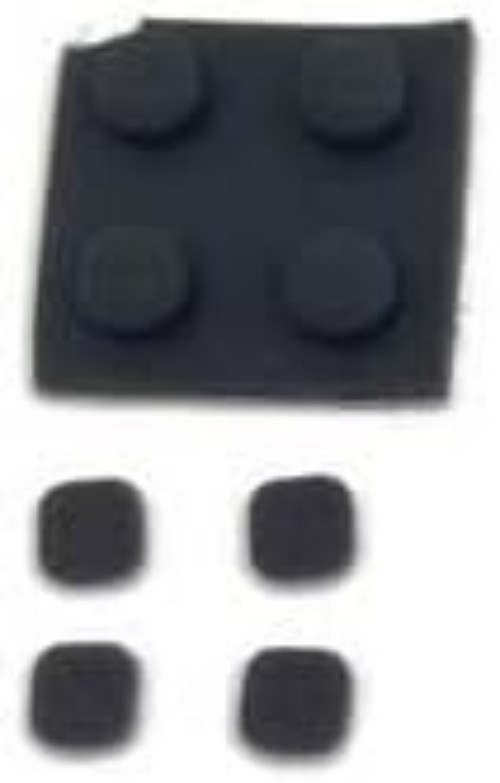 Compact Replacement Rubber Screws Cover for New 3DS XL with Glossy Finish