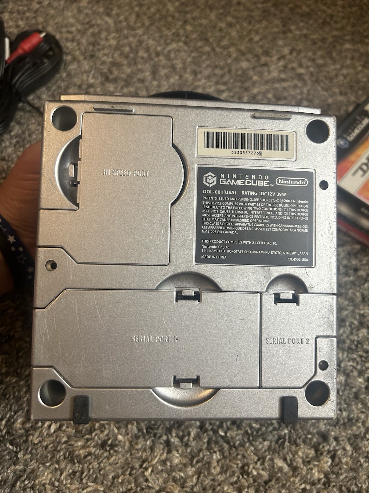 Silver GameCube With 1 Controller And 3 Games Tested