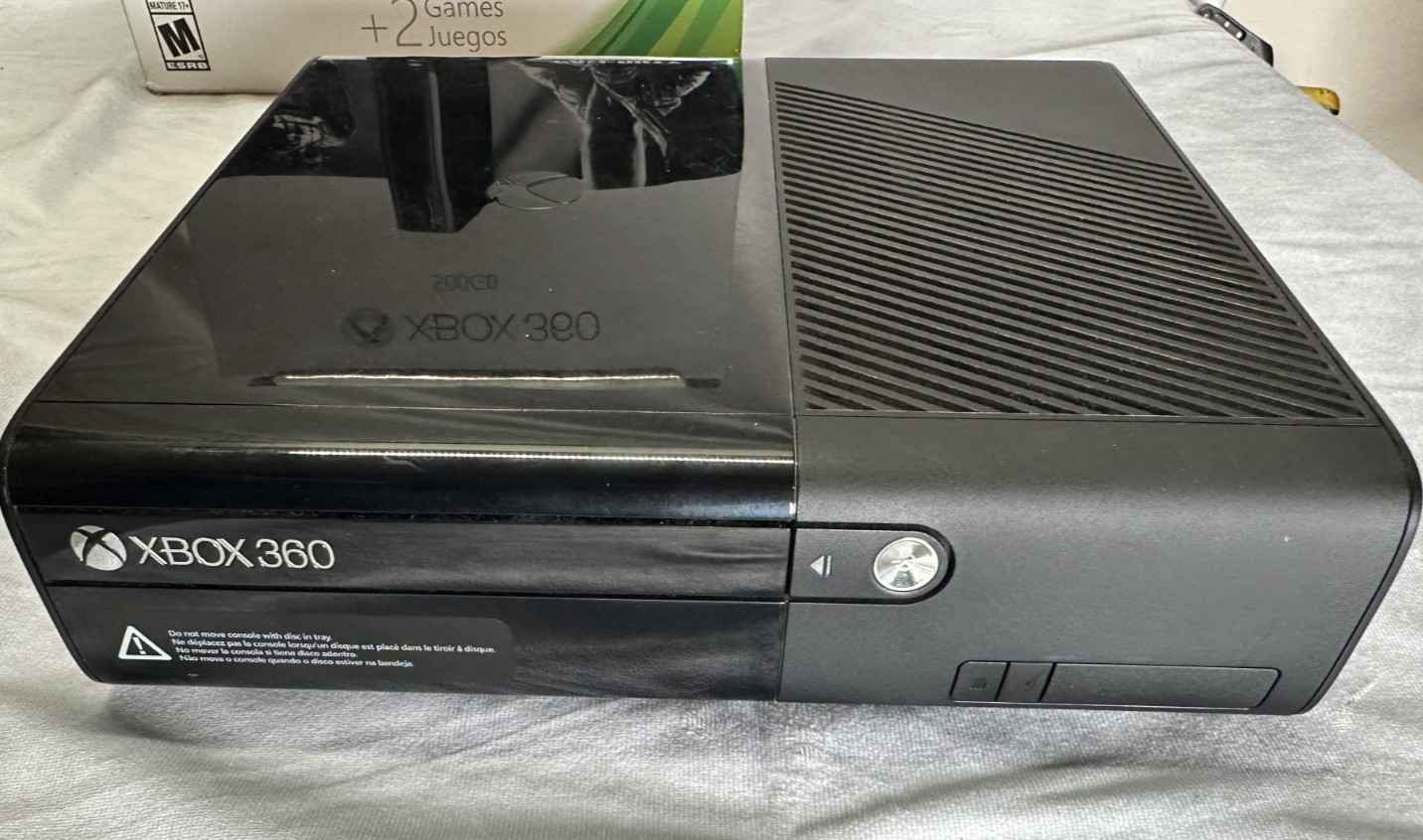 Microsoft Xbox 360 E 500GB Console & Box – USED/WORKS
