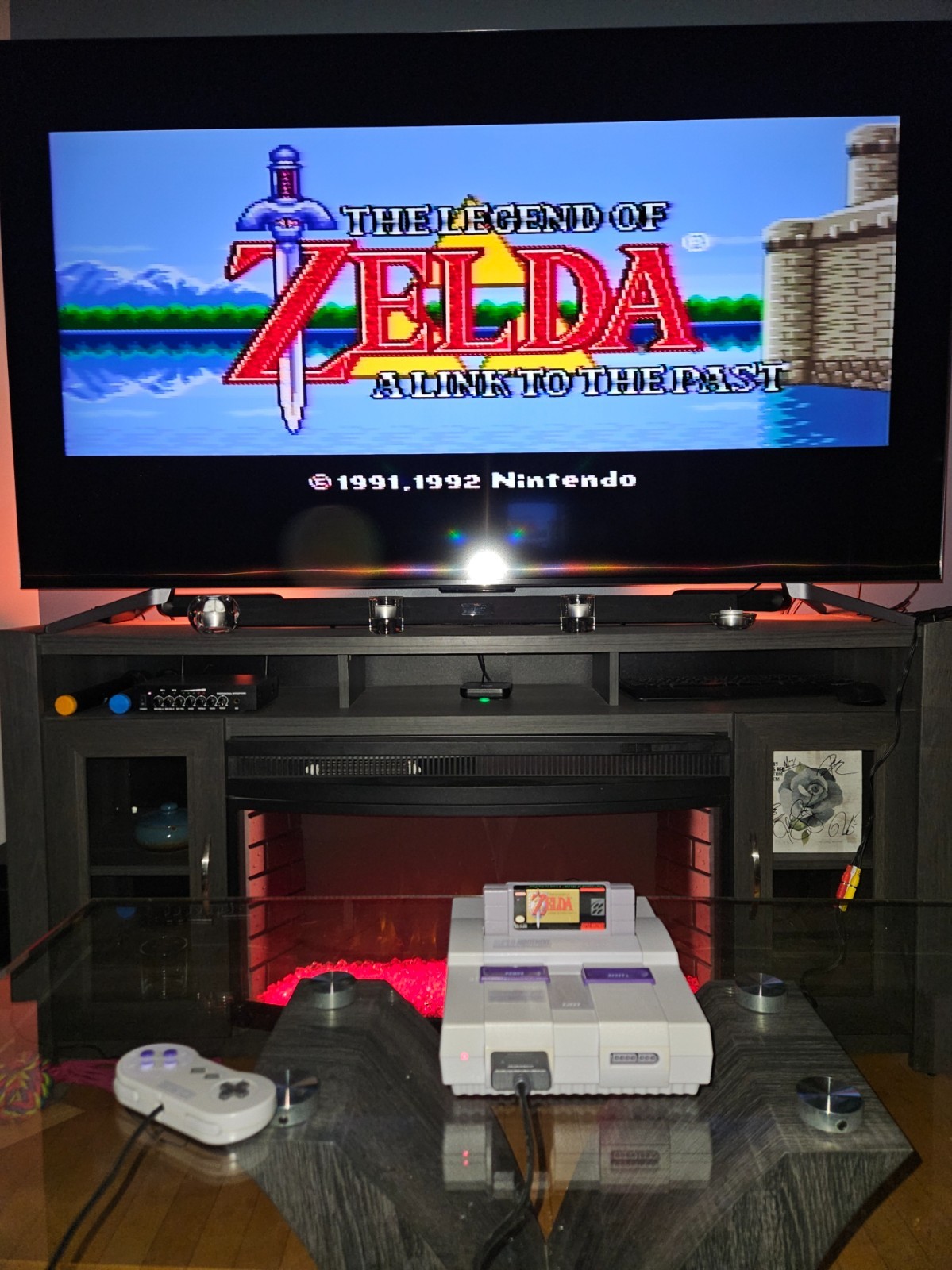 SNES Super Nintendo Console CIB Box Super Mario All-Stars Bundle OEM Tested READ