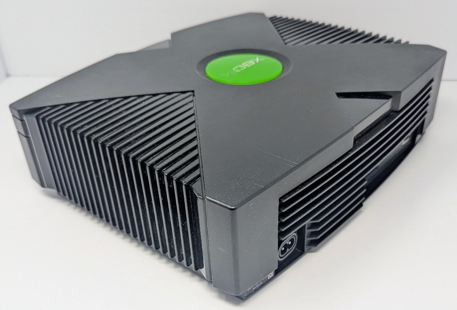 Original Xbox Console Bundle w/ 10 Games & Green Controller – Power Button Issue