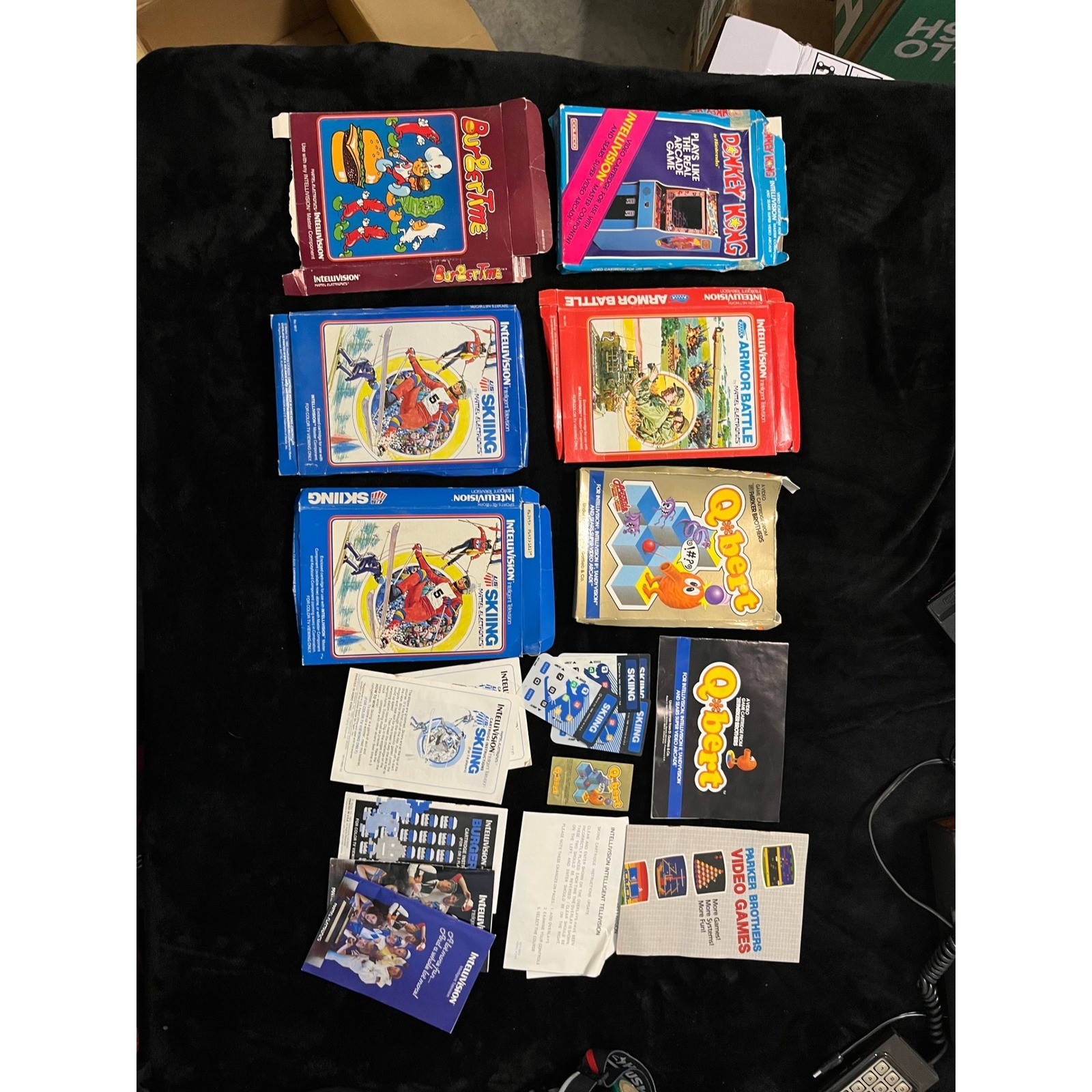 Mattel Electronics Intellivision Model 2609 Console Bundle IntelliVoice 5 Games