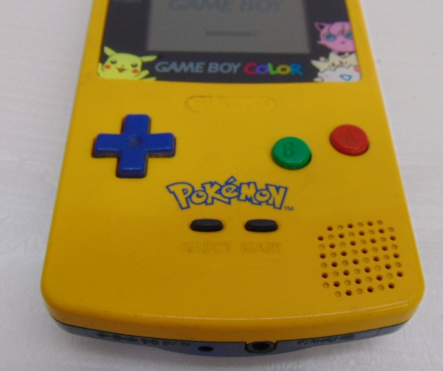 Game Boy Color Pokemon Special Pikachu Edition Nintendo System Game Console 1998