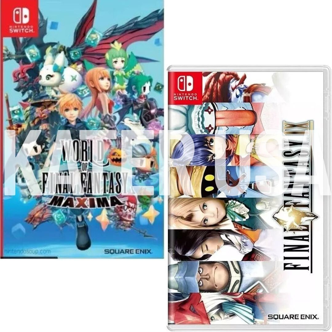 World of Final Fantasy Maxima & Final Fantasy IX Switch Brand New Special Bundle