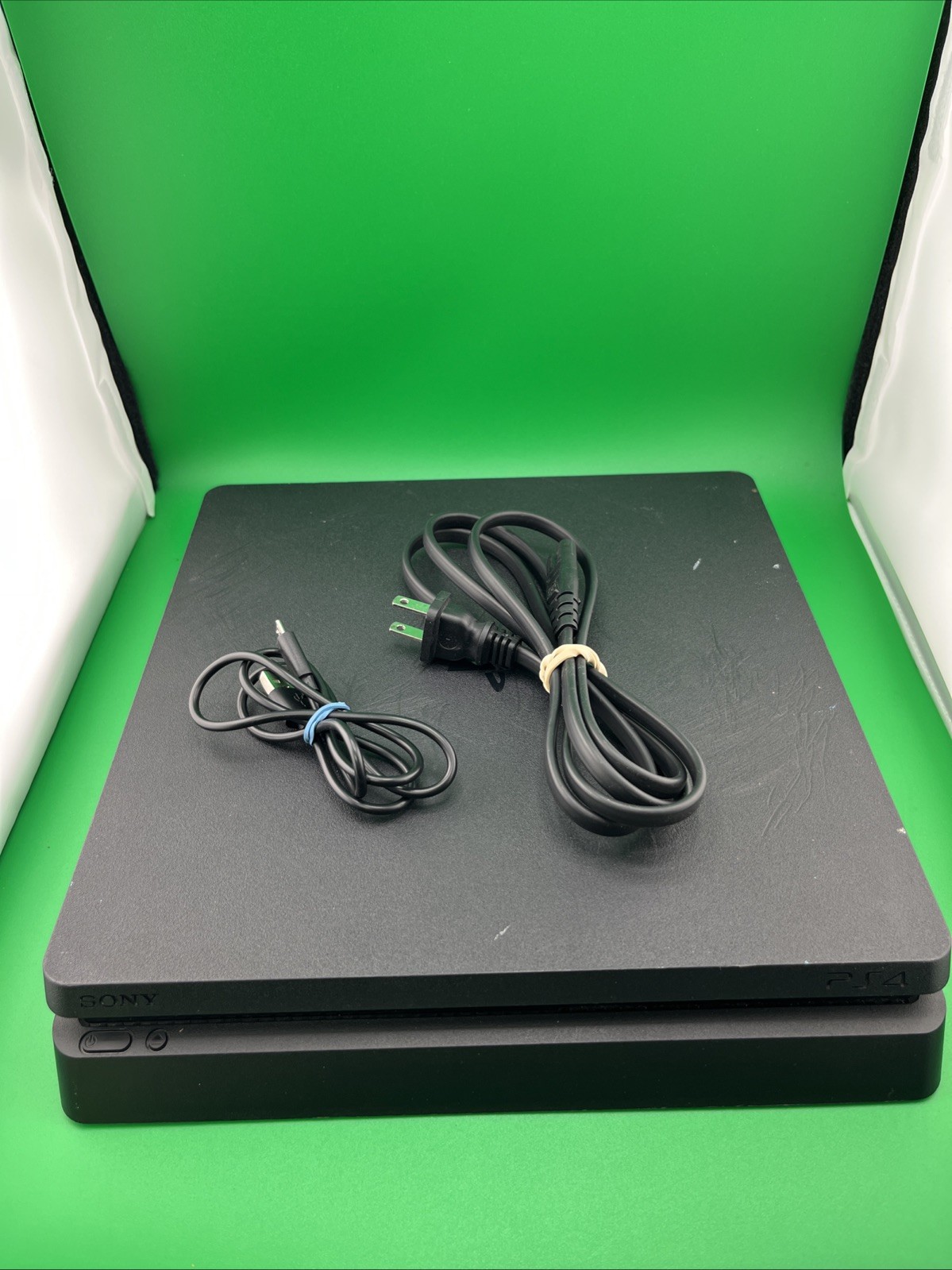 Sony PlayStation 4 1TB -Jet Black PS4 No Controller Tested and Working (T37)