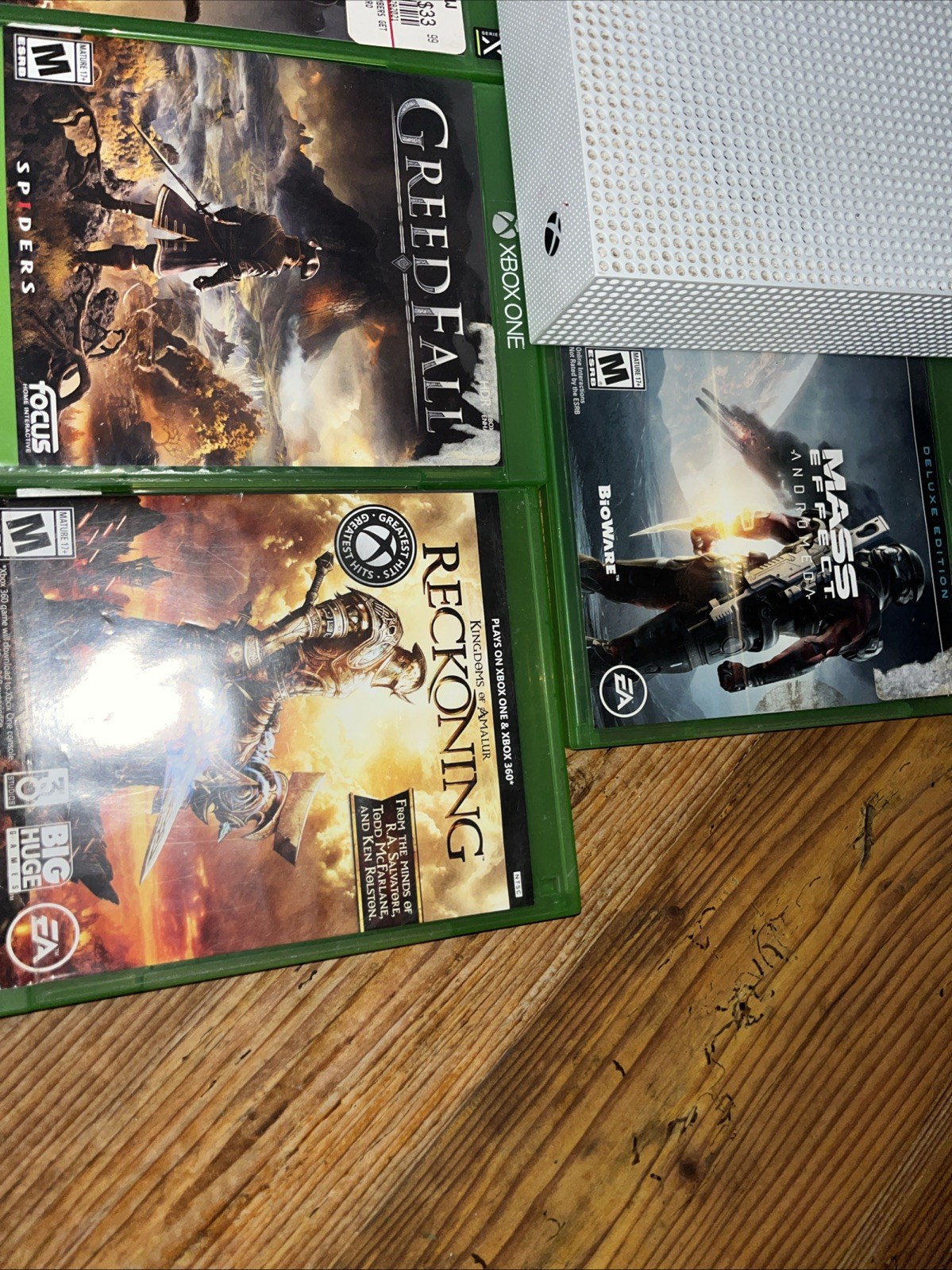 Xbox One S Bundle Lot Plus 9 Games Tested Controller