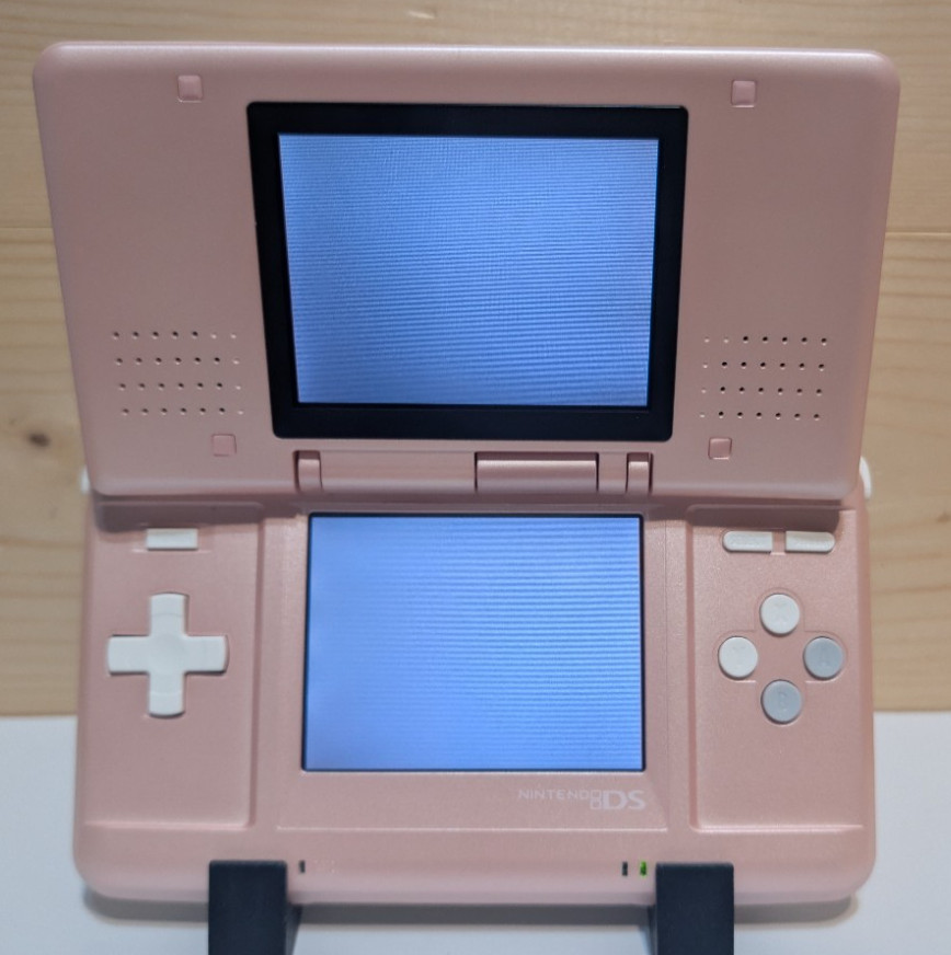 Nintendo DS NTR/Fat/Original Pink Reshelled W/USB Cable New Battery & USB-C