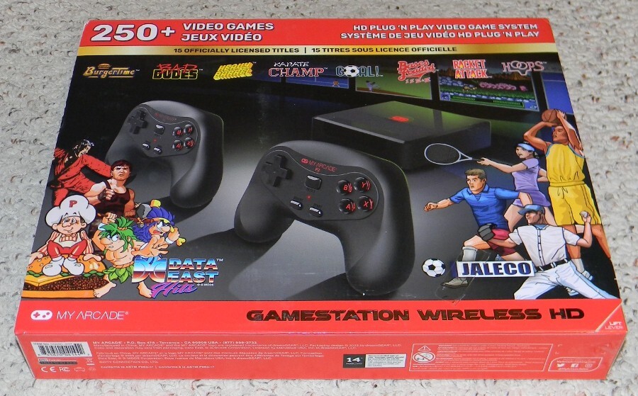 My Arcade GameStation Wireless HD Game Console with Over 250 Games – Plug & Play