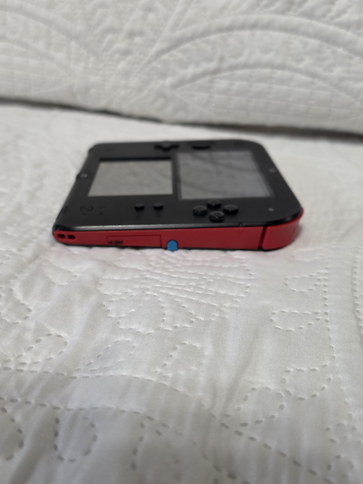 Nintendo 2DS Tested/Working Launch Edition Crimson Red System W/ Sd No Charger