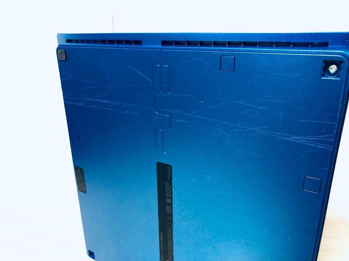 sony playstation 3 ps3 console system splash blue cech-3000bsb