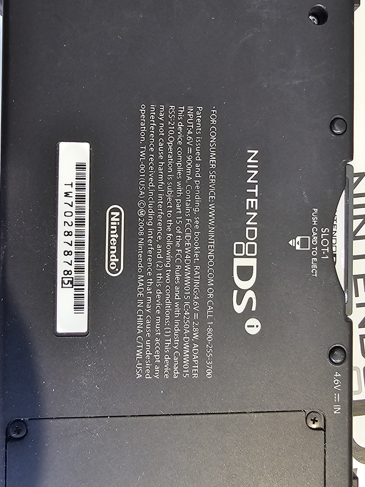 NINTENDO DSi Black Console NTSC U/C – Old Stock – TWL S KA USZ And Accessory Kit