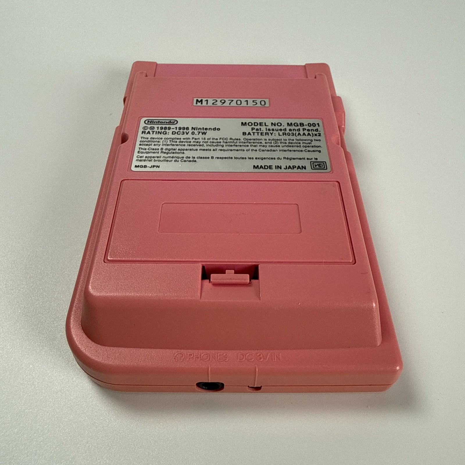 Nintendo Game Boy Pocket Hello Kitty Pink Sanrio Limited MGB-001 Tested Japan
