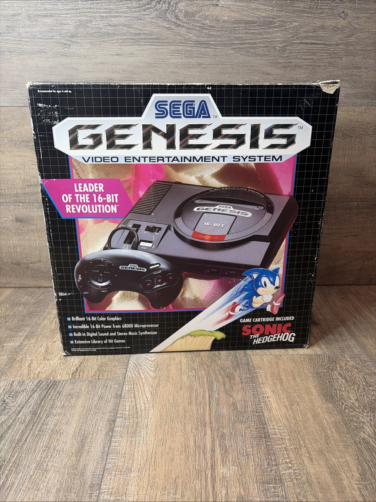 Sega Genesis 1 Console System Bundle (1601) + Original Box, 1 Controller & More
