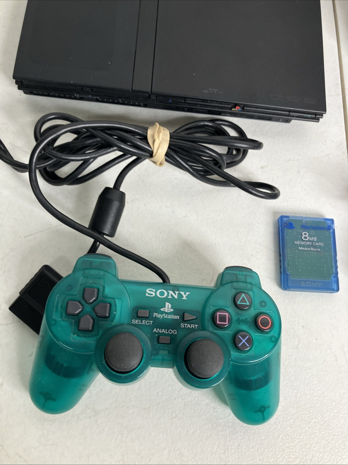 Sony PlayStation 2 PS2 Slim Console SCPH-70012 25 Games GTA 3 Marvel Alliance