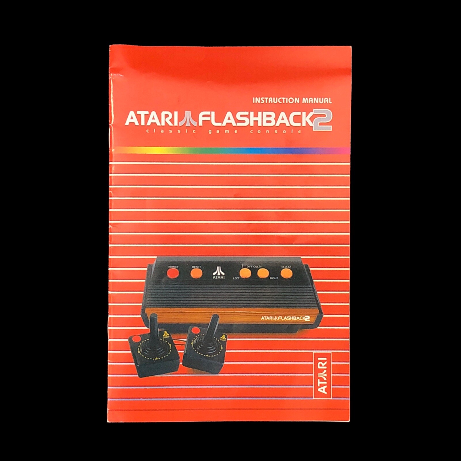 2005 26519 Atari Flashback 2 Classic Game Console Two 2600 Joysticks WORKS BxWr
