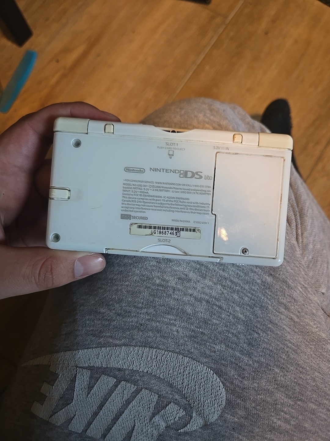 Nintendo DS Lite Console with charger And Games – Polar White DS
