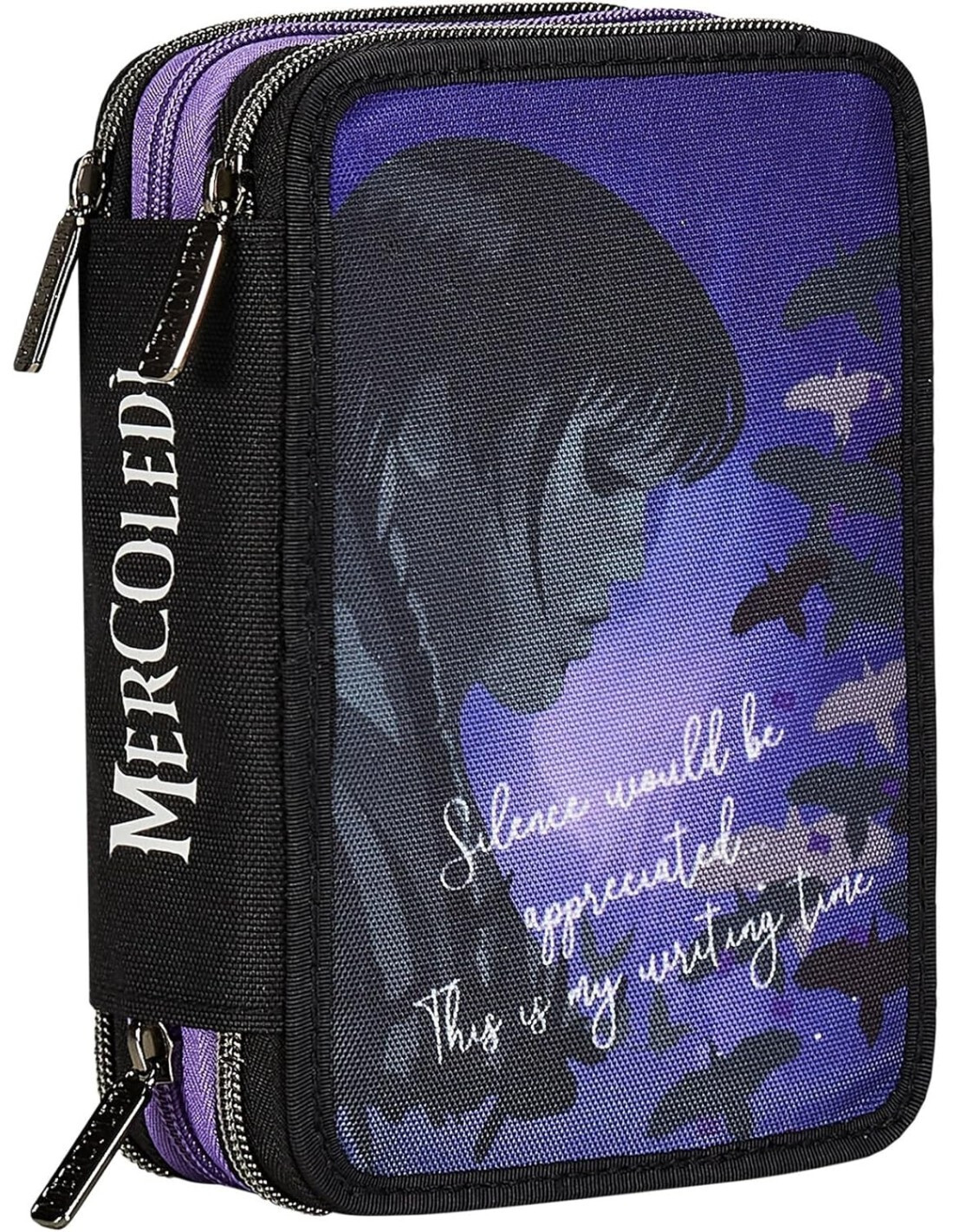 WEDNESDAY BE THE STRANGE YOU CASE 3 ZIP SEVEN 3 Compartments