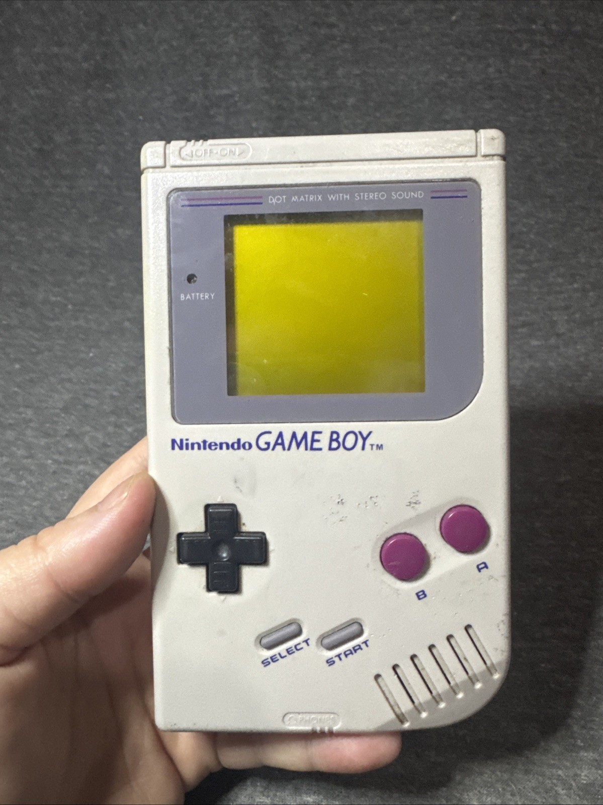Nintendo Game Boy Launch Edition Handheld System – Gray