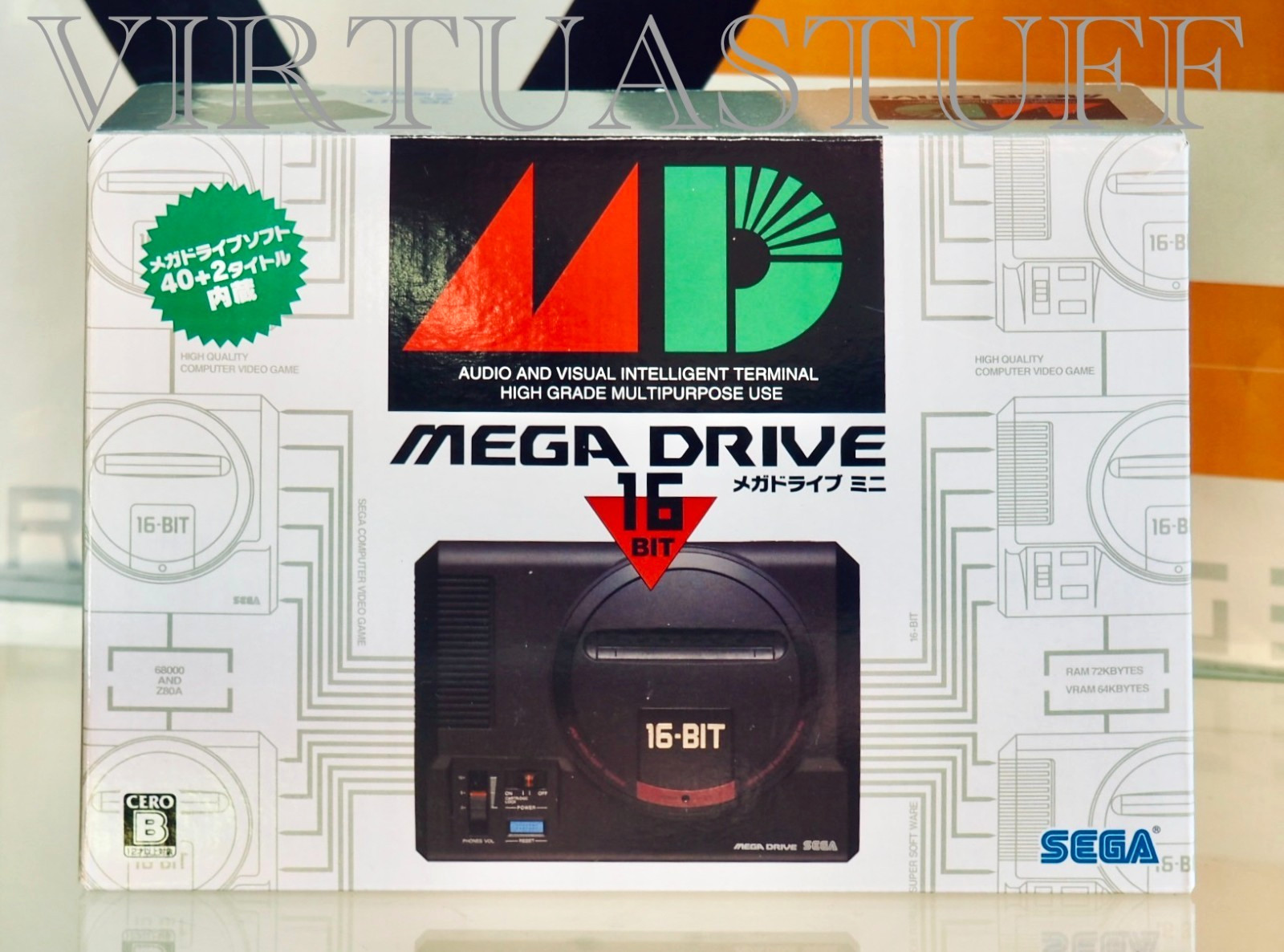 Sega Mega Drive Mini Console, Japan Market, completa, multilingua, collectible c