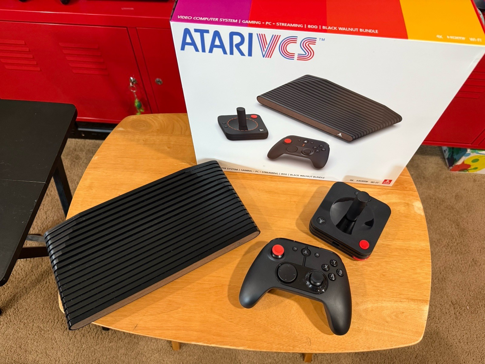 Atari VCS 800 Black Walnut Console 4K Wi-Fi w/ Controller & Joystick