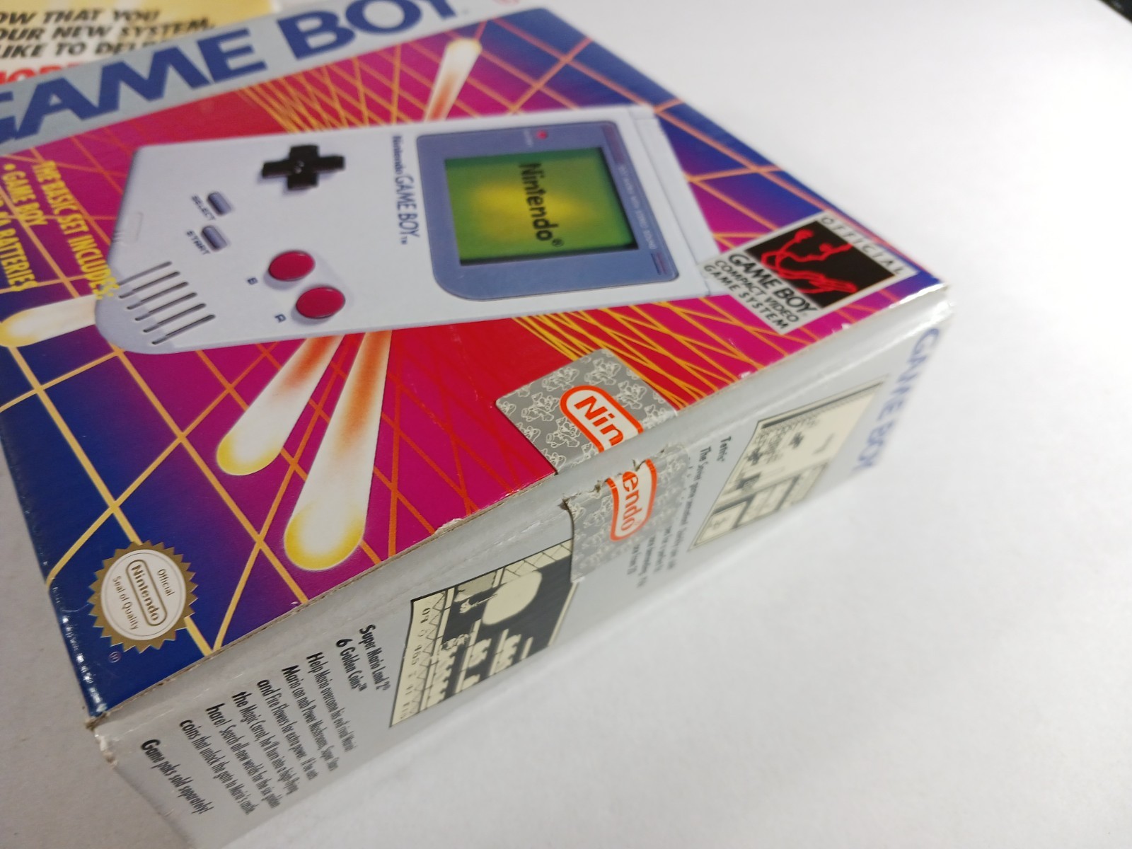 Nintendo GameBoy DMG Complete With Box Original Tested CIB Box Manual Game Boy