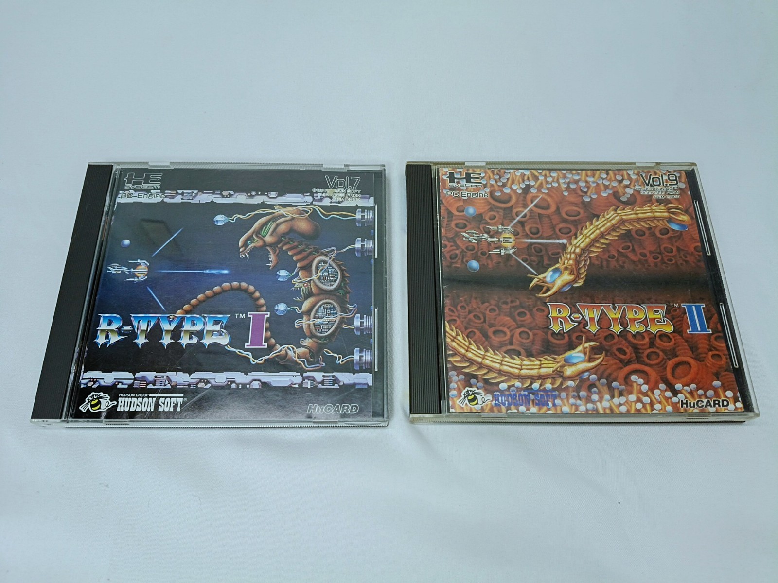 PC Engine CORE GRAFX console + 2games R-Type I II Case NTSC-J Tested