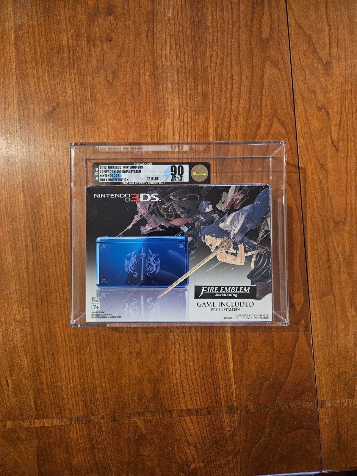 Blue Fire Emblem Awakening Nintendo 3DS Console NEW Sealed VGA 90 NM+/MT AMAZING