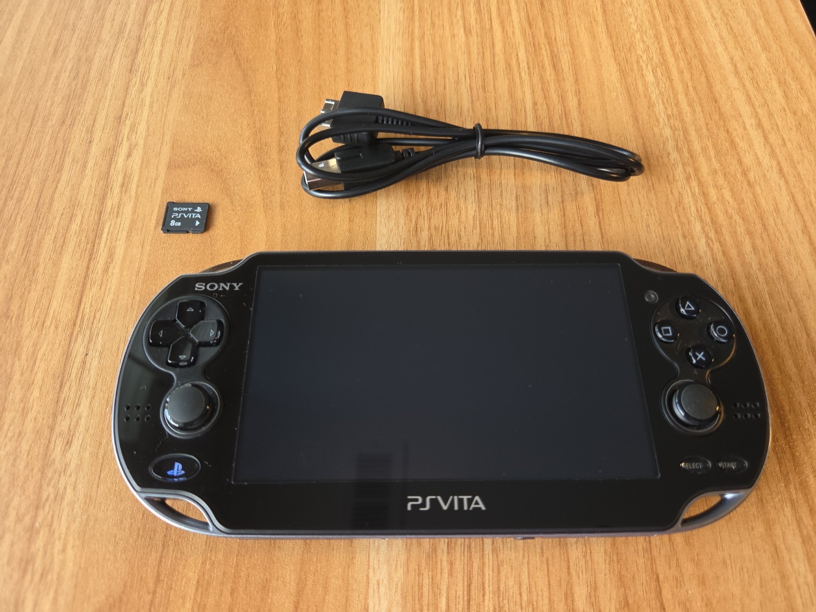 PlayStation PS VITA Console Wi-Fi Model Crystal Black PCH-1000 ZA01 US SELLER