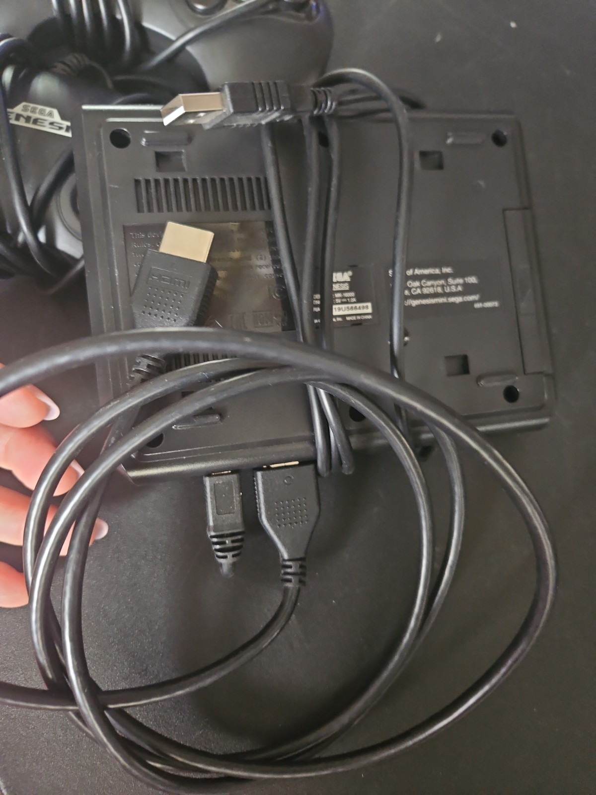 SEGA Genesis Mini 1 (2019) HDMI Console with 2 Wired Controller – USED